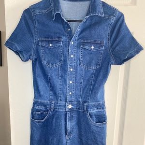 Fashion Nova Denim Jumpsuit